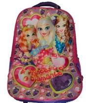 Mochila escolar infantil 3d princess diamante Mochila escolar infantil 3d princess diamante