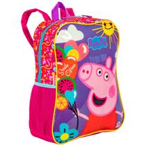 Mochila Escolar Infantil Alças de Costas Feminina Peppa Pig Sestini