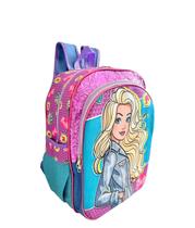 Mochila Escolar Infantil Barbie Fashion G Costas Meninas F5 Mochila Escolar Infantil Barbie Fashion G Costas Meninas F5