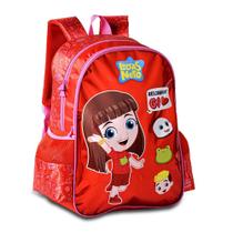 Mochila Escolar Infantil Beijinho Gi Aventureira Luccas Neto GI3248J - Clio Style