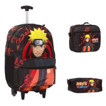 Mochila Escolar Infantil Carrinho Naruto Juvenil Resistente