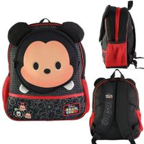 Mochila Escolar Infantil Com Alças Reforçadas Para Menino Estudar Mickey
