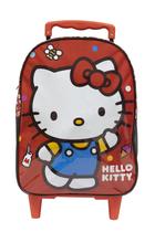 Mochila Escolar Infantil com Rodinhas Hello Kitty - Xeryus