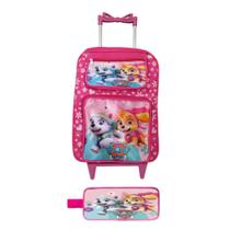 Mochila escolar infantil com rodinhas patrulha canina Skay