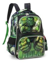 Mochila Escolar Infantil Costas Bolsa Original Avengers Hulk