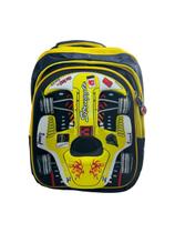 Mochila Escolar Infantil Costas Carros Super Motor 3D