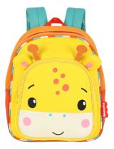 Mochila Escolar Infantil Creche Passeio Animais Fisher Price Cor Amarelo Is42692 Luxcel