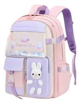 Mochila Escolar Infantil Cute Ursinho Estiulo Labubu de Pelúcia Com Super Divisórias Mochila Escolar Infantil Cute Ursinho Estiulo Labubu de Pelúcia Com Super Divisórias