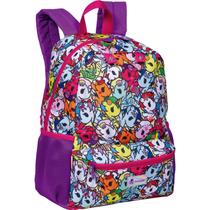 Mochila Escolar Infantil De Alças Feminina Menina Unicórnio Tokidoki Sestini