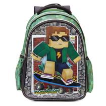 Mochila Escolar Infantil de Costas Estampa de Personagem Espaçosa Resistente Reforçada P/ Meninos