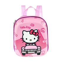 Mochila Escolar Infantil De Costas Hello Kitty Rosa