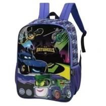 Mochila Escolar Infantil de Costas Luxcel 39281 Batwheels Cor: Azul Mochila Escolar Infantil de Costas Luxcel 39281 Batwheels Cor: Azul