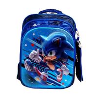 Mochila Escolar Infantil De Costas Sonic 3d Reforçada Tam G Cabe Tudo Mochila Escolar Infantil De Costas Sonic 3d Reforçada Tam G Cabe Tudo