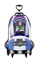 Mochila Escolar Infantil de Rodinhas Disney Buzz Lightyear Toy Story em EVA Maxtoy