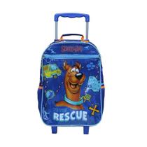 Mochila Escolar Infantil De Rodinhas Scooby-Doo - dermiwil