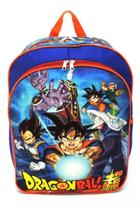 Mochila Escolar Infantil Dragon Ball Super Costas G Azul F5 Mochila Escolar Infantil Dragon Ball Super Costas G Azul F5