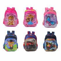 Mochila Escolar Infantil Feminina Masculina 3D WL-C143