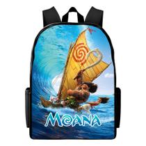 Mochila Escolar Infantil Feminina Moana Juvenil Primeiro ano