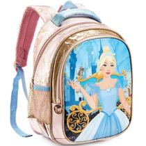 Mochila Escolar Infantil Feminina Princesa Meninas Passeio Mochila Escolar Infantil Feminina Princesa Meninas Passeio