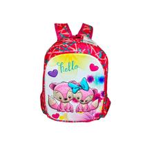 mochila escolar infantil Feminina Raposinha Desenho em 3D