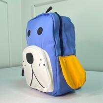 Mochila escolar infantil formato de cachorro fofa divertida multifuncional