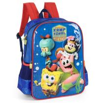 Mochila Escolar Infantil G Bob Esponja Kamp Koral - Luxcel