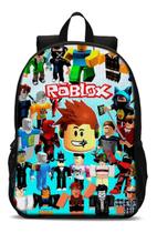 Mochila Escolar Infantil Game De Blocos Volta Às Aulas Estampa Colorida Bolsa Para Meninos