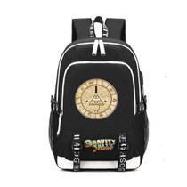 Mochila Escolar Infantil Gravitys Falls 3D Oxford 30x15x44cm