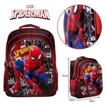 Mochila Escolar Infantil Homem Aranha Spider Man De Costas
