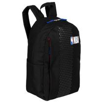Mochila Escolar Infantil Juvenil Grande Nba Oficial Sestini Preta