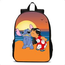 Mochila Escolar Infantil Lilo Stitch Bolsa De Costas