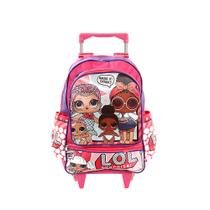 Mochila Escolar Infantil Lol Surprise Com Rodinha