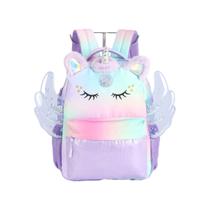 Mochila Escolar Infantil Luxcel Unicórnio Roxa - IS41731