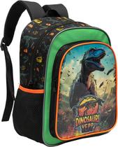 Mochila Escolar Infantil Masculina Dinossauro 16 Mim6374-16 Mochila Escolar Infantil Masculina Dinossauro 16 Mim6374-16
