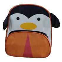 Mochila Escolar Infantil Média Costas Reforçada Pinguim