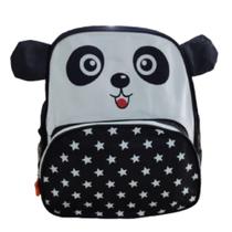 Mochila Escolar Infantil Média Costas Reforçada Urso Panda