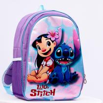 Mochila Escolar Infantil Menina Bolsa Grande Lilo Stitch - Pikuka