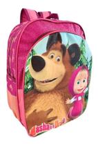 Mochila Escolar Infantil Menina Masha E O Urso Costas G F5