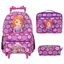 Mochila Escolar Infantil Menina Princesa Sofia G Rodinha Mochila Escolar Infantil Menina Princesa Sofia G Rodinha
