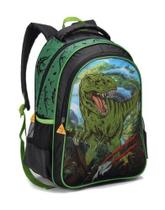 Mochila Escolar Infantil Menino Masculino Dinossauro - Denlex
