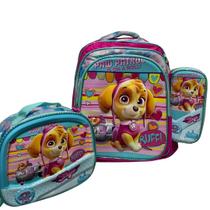 Mochila Escolar infantil modelo 3D Ruff kit com Lancheira térmica e estojo. Mochila Escolar infantil modelo 3D Ruff kit com Lancheira térmica e estojo.