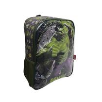 Mochila Escolar Infantil Modelo De Costas Marvel Vingadores Hulk