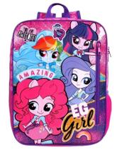 Mochila Escolar Infantil My Little Pony Dmw Rosa