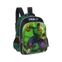 Mochila Escolar Infantil Original Avengers Hulk - LUXCEL