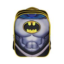 Mochila Escolar Infantil Para Menino Batman Preta 3D