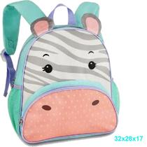 Mochila Escolar Infantil Pets Gata 32cm - Poliéster