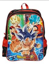 Mochila Escolar Infantil Reforçada Dragon Ball Goku Anime