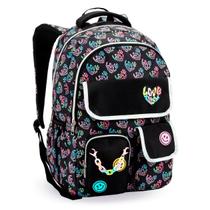 Mochila Escolar Infantil Resistente Feminina Viagem Ajustável Espaçosa Compacta Estampada Multifuncional