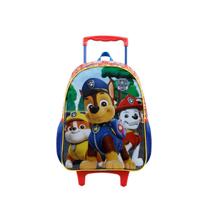 Mochila Escolar Infantil Rodas Patrulha Canina Chase Xeryus