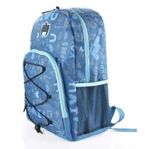 Mochila Escolar Infantil SBDV-2033 Estampada Azul - Fuseco